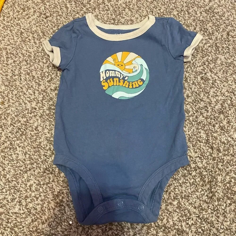 Carter's Baby Bodysuit 6M Blue 